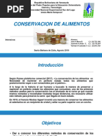 SEMINARIO Conservación de Alimentos