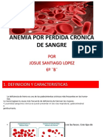 Anemia Por Perdida Cronica de Sangre