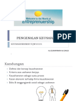 Bab 1: Pengenalan Keusahawanan