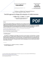 Total Life Approach For Fatigue Life Estimation of Welded Structures