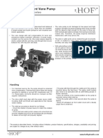 HV10 and HV20 Series: Fixed Displacement Vane Pump