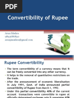 U3 Convertibility of Rupee