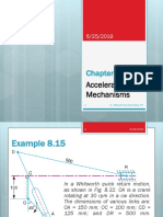 Acceleration in Mechanisms: Dr. Mohammad Abuhaiba, PE 1