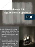 Joserizal CHAPTER 25 Pagmartir Sa Bagumbayan