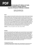 Local Faith Community (LFC) Children and Youths As Catalysts For Disaster Resilience: Experience Sharing From Pathfinders in Indonesia