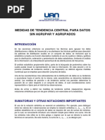 2 lECTURA - MEDIDAS DE TENDENCIA CENTRAl DATOS AGRUPADOS PDF