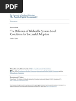 The Diffusion of Telehealth: System-Level Conditions For Successful Adoption by Danika Tynes