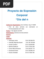 Proyecto Dia Del Niño