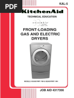 Front-Loading Gas and Electric Dryers: Technical Education