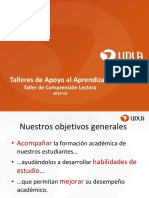 Programa TAA Comprensión Lectora 2019-10