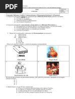 Prueba de La Reforma y Contrarreforma 2019