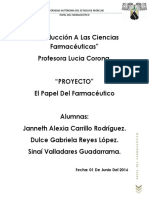 Papel Del Farmaceutico