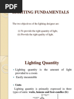 Lighting Fundamentals: The Two Objectives of The Lighting Designer Are