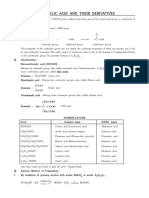 Carboxylic Acids and Its Derivatives Notes