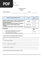 Evaluacion Plano Cartesiano