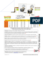 Ficha Técnica de Horno Eléctrico