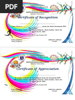 Certifictae School Intrams2019