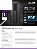 VIPER Dual Band AC1900 Modem Router