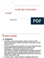 Proses Sosial Dan Interaksi Sosial