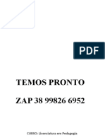 Pedagogia 5 6 - TEMOS PRONTO 38 99826 6952