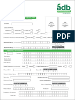 Account Opening Form