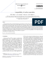 The Biocompatibility of Carbon Nanotubes