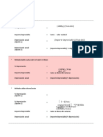 Ejercicios Depreciación para Practicar