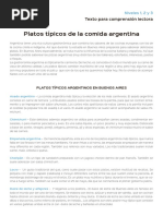 Platos Tipicos de La Comida Argentina