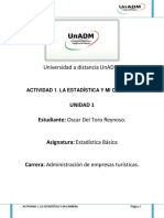 Actividad 1. La Estadística y Mi Carrera. 2