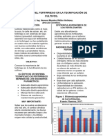 Importancia Del Fertirriego en La Tecnificación de Cultivos