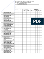 Daftar Hadir Apel Pagi Sore