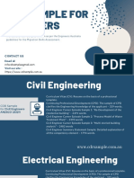 CDR Sample For Engineers