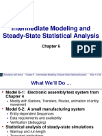 Intermediate Modeling and Steady-State Statistical Analysis