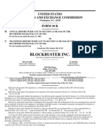 Blockbuster Income Statement