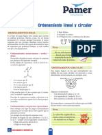 RM 5ºaño S6 Ordenamiento Lineal y Circular