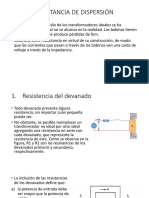 Reactancia de Dispersión y Relacion de Tension y Densidad