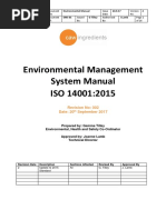 EMS 01 ISO14001 2015 Environmental Manual