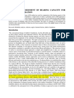 Reliability Assessment of Bearing Capacity