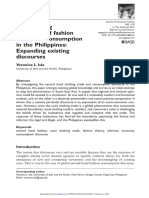 Investigating Second-Hand Fashion Trade and Consumption in The Philippines: Expanding Existing Discourses