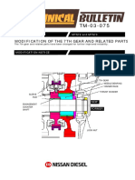 Modification of The 7Th Gear and Related Parts: Applicable Models MTS72 and MTS73