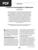 Interprofessional Collaboration I