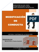 Modificacion de Conductas