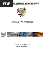 Clase - Minería No Metálica y El Medio Ambiente