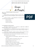 RCC - Formação para Servos de Grupo de Oração