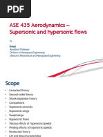 ASE 435 Aerodynamics - Supersonic and Hypersonic Flows: Balaji