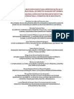 Lista de Resumos Aprovados CIDH Coimbra 2019