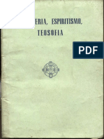 VILARIÑO, REMIGIO-Masonería, Espiritismo y Teosofía