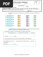 Prueba de Razon y Porcentaje