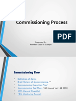 Commissioning Process: Presented By: Rodelito "Dodo" J. Ocampo