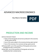 1 Adv Macro Key Macroeconomic Variables